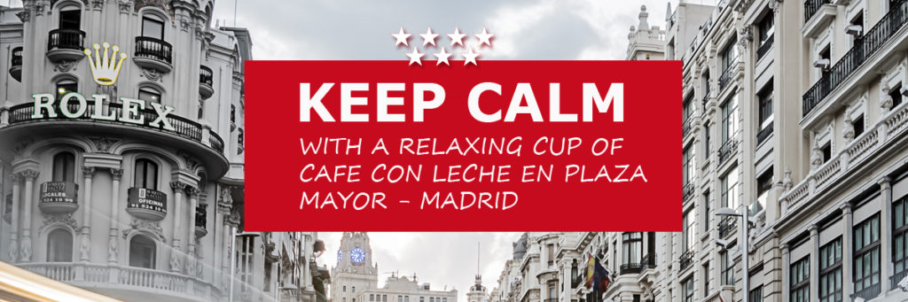 RELAXING CUP OF CAFÉ CON LECHE EN MADRID